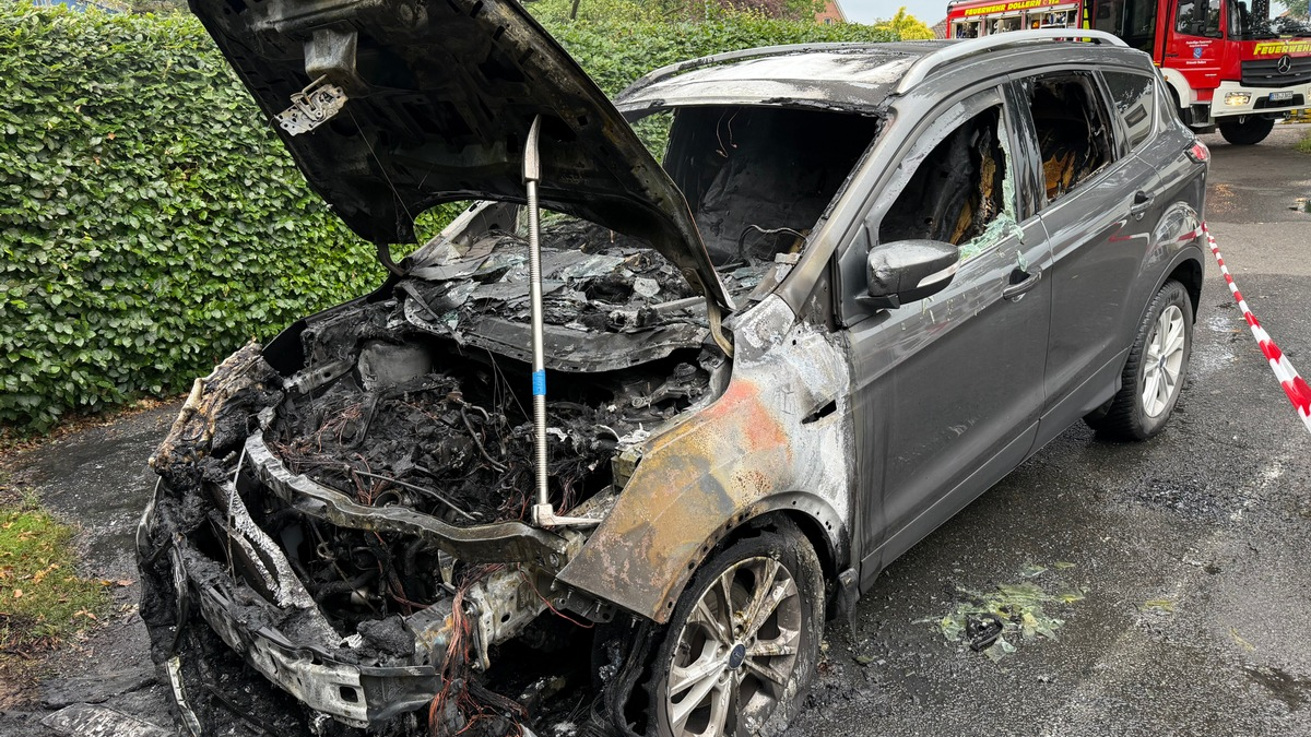 POL-STD: Unbekannter schleicht sich in Wohnhaus ein und entwendet Schmuck, Hyundai-Tuscon in Buxtehude entwendet, Ford Kuga gerät in Dollern in Brand - Foto: presseportal.de