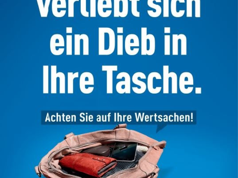 POL-LG: ++ Region Nord-Ost-Niedersachsen - anderer Ort; gleiches Spiel - Polizei warnt vor Geldbörsendiebstählen in Einkaufsmärkten ++ Präventionsplakate ++ - Foto: presseportal.de