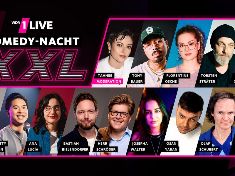 Die 1LIVE COMEDY-NACHT XXL – so viele Comedians wie noch nie! - Foto: presseportal.de
