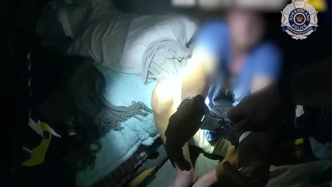 Der Schuhdieb wurde dank Videoaufnahmen schnell identifiziert und festgenommen. - Bild: Queensland Police Service/Queensland Police Service/AAP/dpa