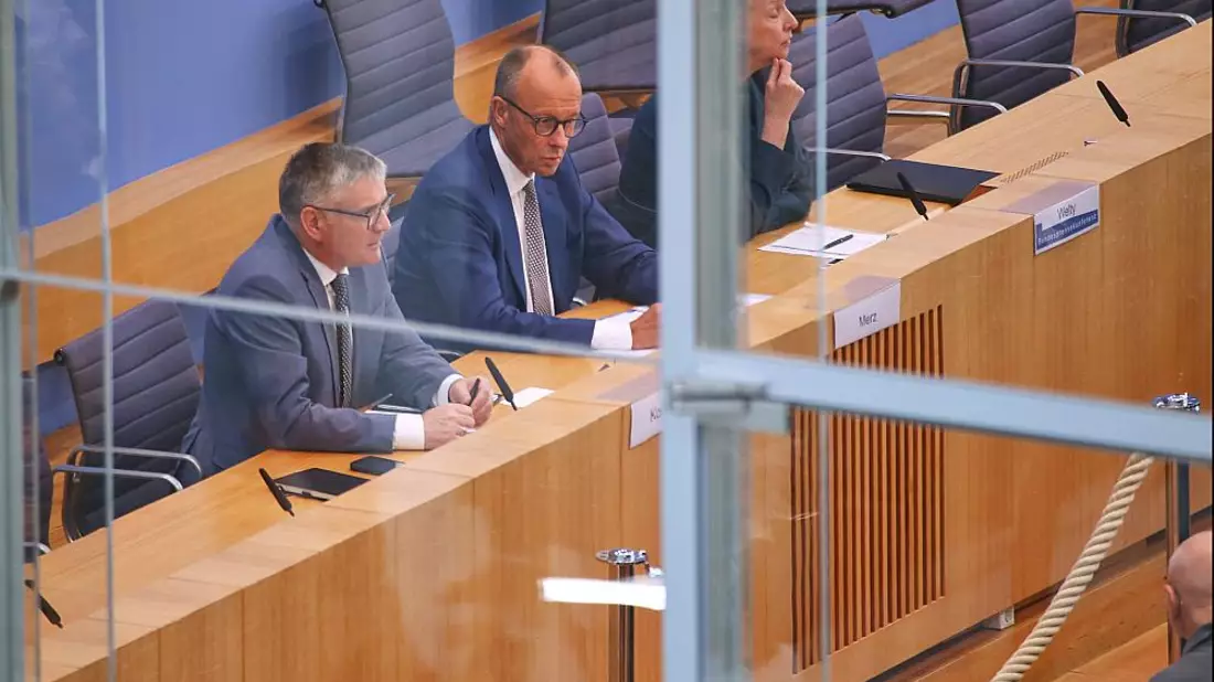 Friedrich Merz in der Sommerpressekonferenz am 18.07.2025 - Bild: über dts Nachrichtenagentur