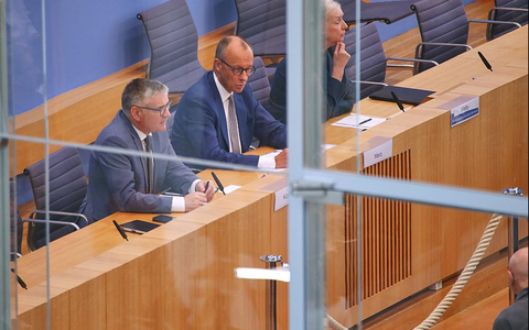 Friedrich Merz in der Sommerpressekonferenz am 18.07.2025 - Foto: über dts Nachrichtenagentur