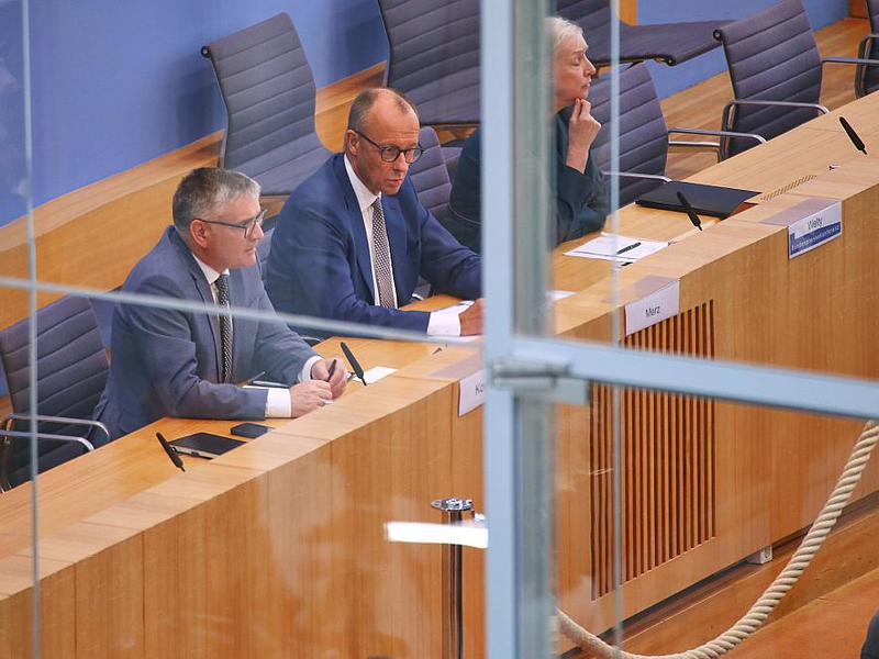 Friedrich Merz in der Sommerpressekonferenz am 18.07.2025 - Foto: über dts Nachrichtenagentur