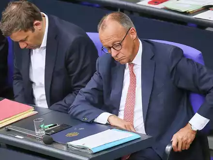 Lars Klingbeil und Friedrich Merz (Archiv) - Foto: über dts Nachrichtenagentur