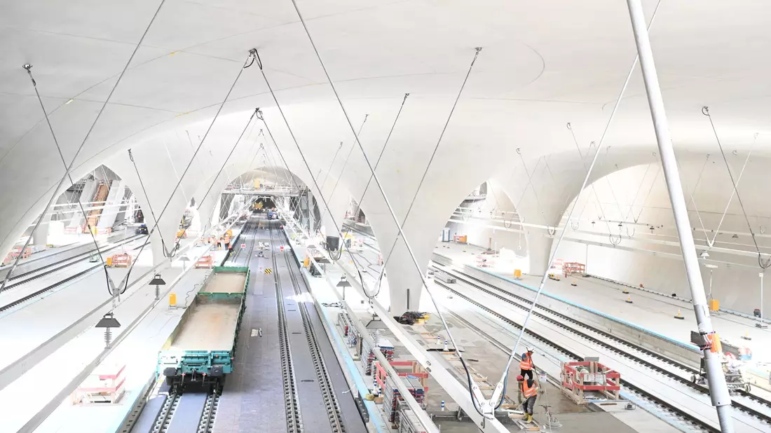 Stuttgart 21 wird doch nicht wie geplant Ende 2026 fertig. (Archivbild) - Bild: Bernd Weißbrod/dpa