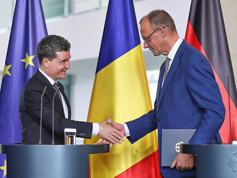 Nicusor Dan und Friedrich Merz am 18.07.2025 - Foto: über dts Nachrichtenagentur