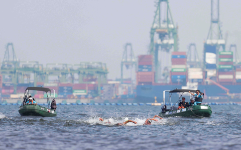 Der Knockout Sprint wird in Singapur erstmals bei Weltmeisterschaften ausgetragen. - Foto: Vincent Thian/AP/dpa
