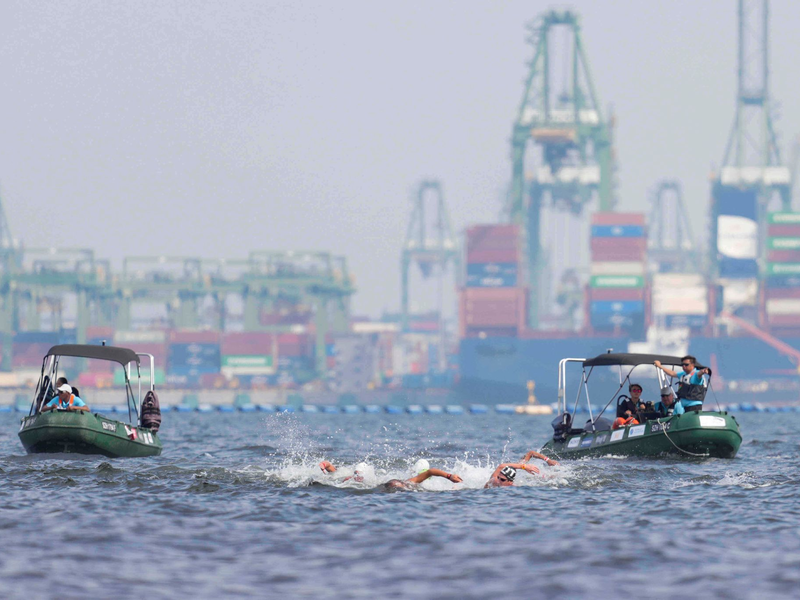 Der Knockout Sprint wird in Singapur erstmals bei Weltmeisterschaften ausgetragen. - Foto: Vincent Thian/AP/dpa