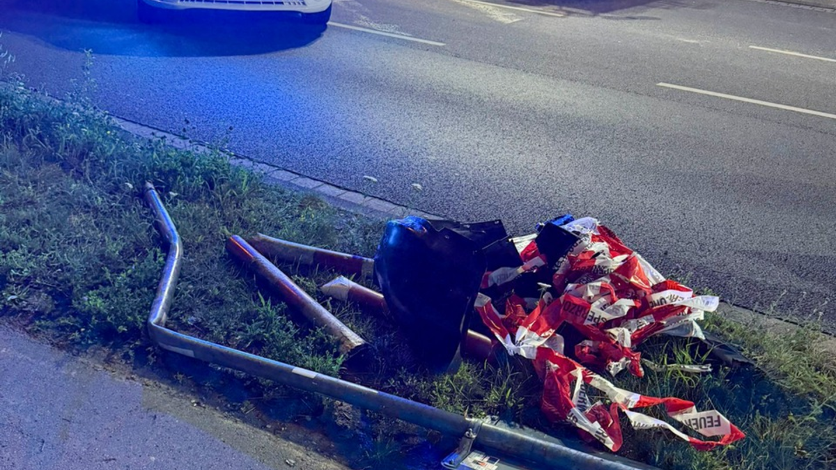 FW-DT: Alleinunfall - Eine Person verstorben - Foto: presseportal.de