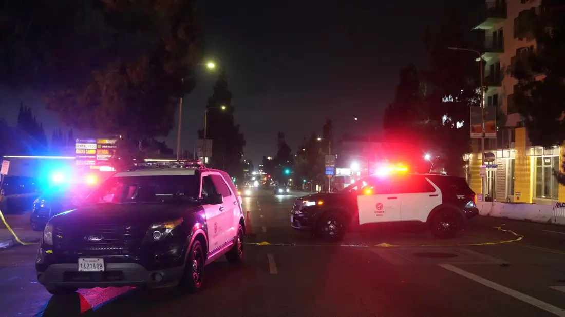 Der Fahrer, dessen Auto in die Menschenmenge in East Hollywood fuhr, soll bewusstlos gewesen sein. - Bild: Damian Dovarganes/AP/dpa