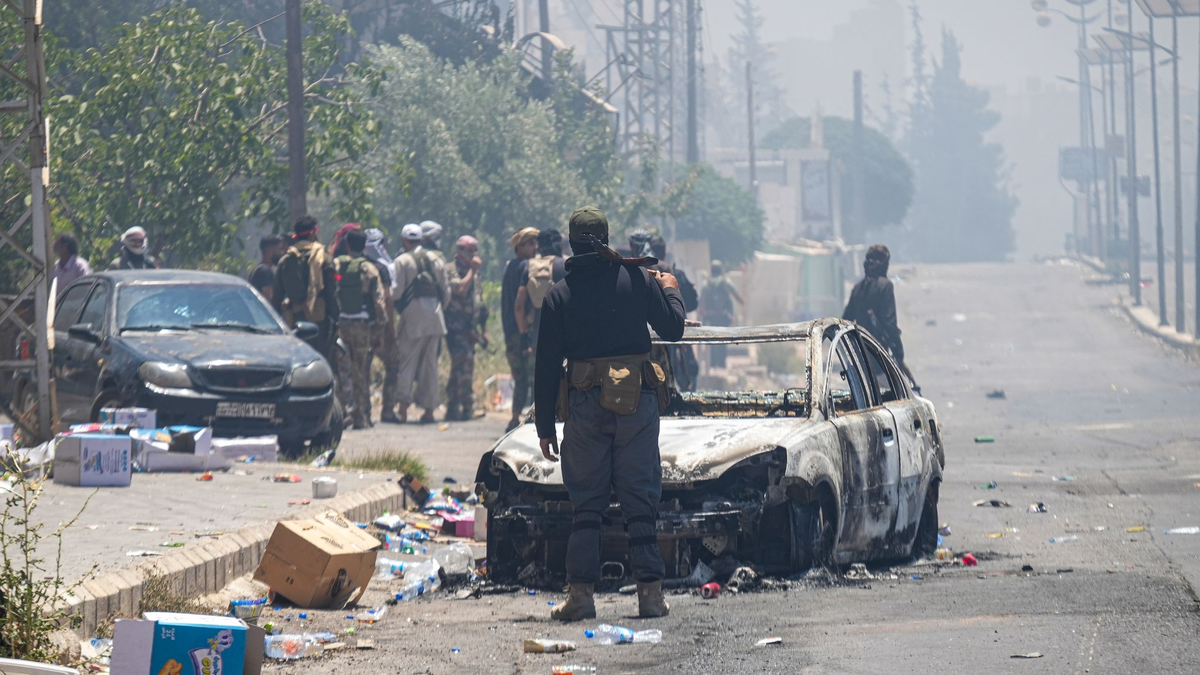 Suwaida ist seit Tagen Schauplatz neuer Gewalt in Syrien. - Foto: Moawia Atrash/dpa