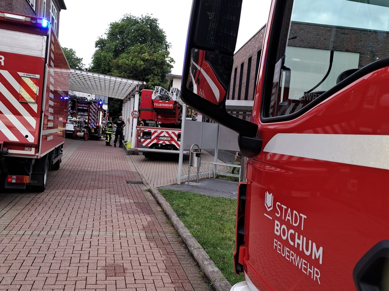 FW-BO: Brand eines Patientenzimmer im Martin-Luther-Krankenhaus Bochum - Foto: presseportal.de