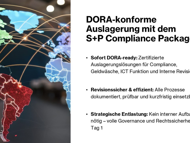 DORA & Auslagerung: Wie externe Compliance-Services zur digitalen Resilienz beitragen - Foto: presseportal.de