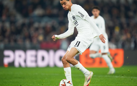 Hugo Ekitiké wechselt von Eintracht Frankfurt zum FC Liverpool. - Foto: Giuseppe Maffia/dpa