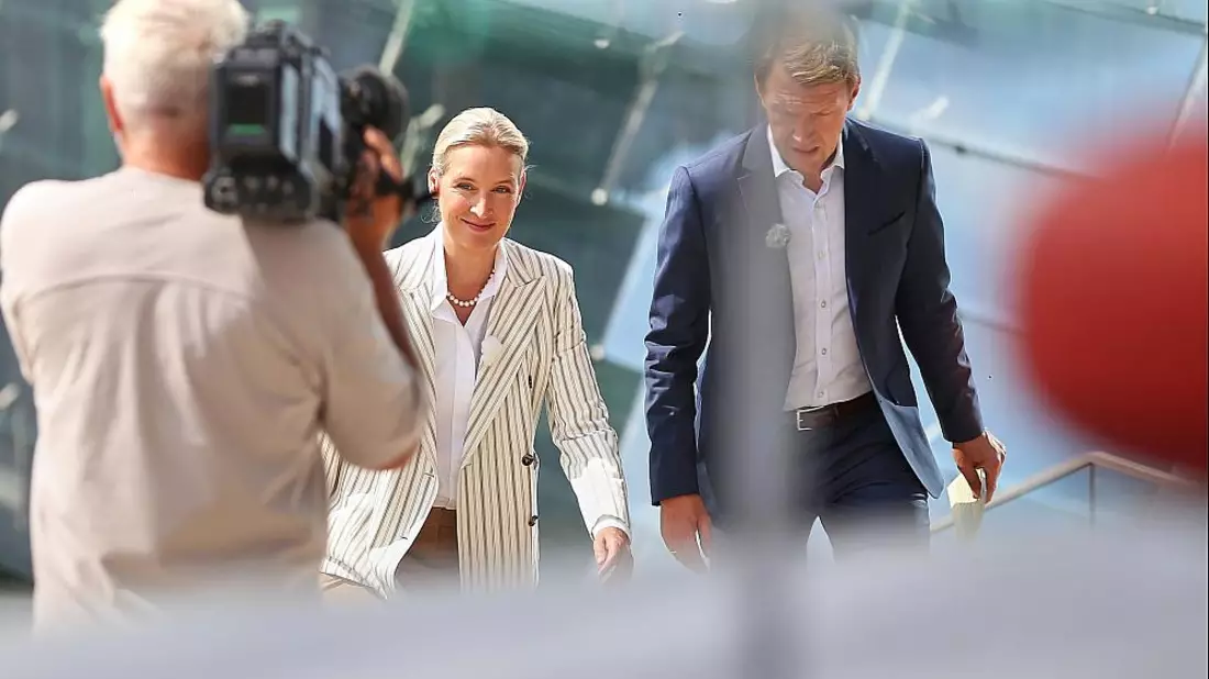 Alice Weidel und Markus Preiß am 20.07.2025 - Bild: über dts Nachrichtenagentur