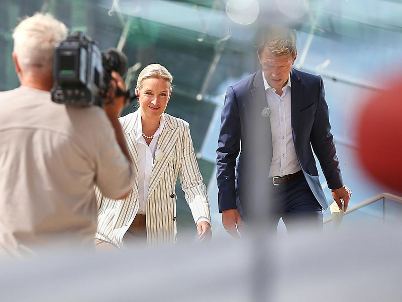 Alice Weidel und Markus Preiß am 20.07.2025 - Foto: über dts Nachrichtenagentur