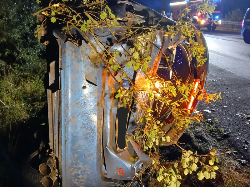 FW-AR: Polizeihubschrauber im Einsatz- Verkehrsunfall auf der Autobahn - Foto: presseportal.de