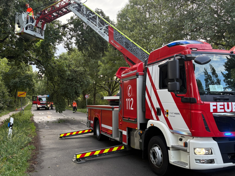 FW Moers: Fünf Einsätze nach Gewitter über Moers - Foto: presseportal.de
