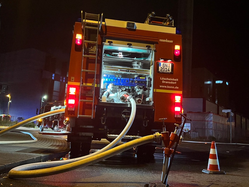 FW-BN: Brand in Müllbunker sorgt für Großeinsatz der Bonner Feuerwehr - Foto: presseportal.de