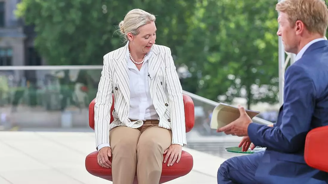 Alice Weidel und Markus Preiß am 20.07.2025 - Bild: über dts Nachrichtenagentur