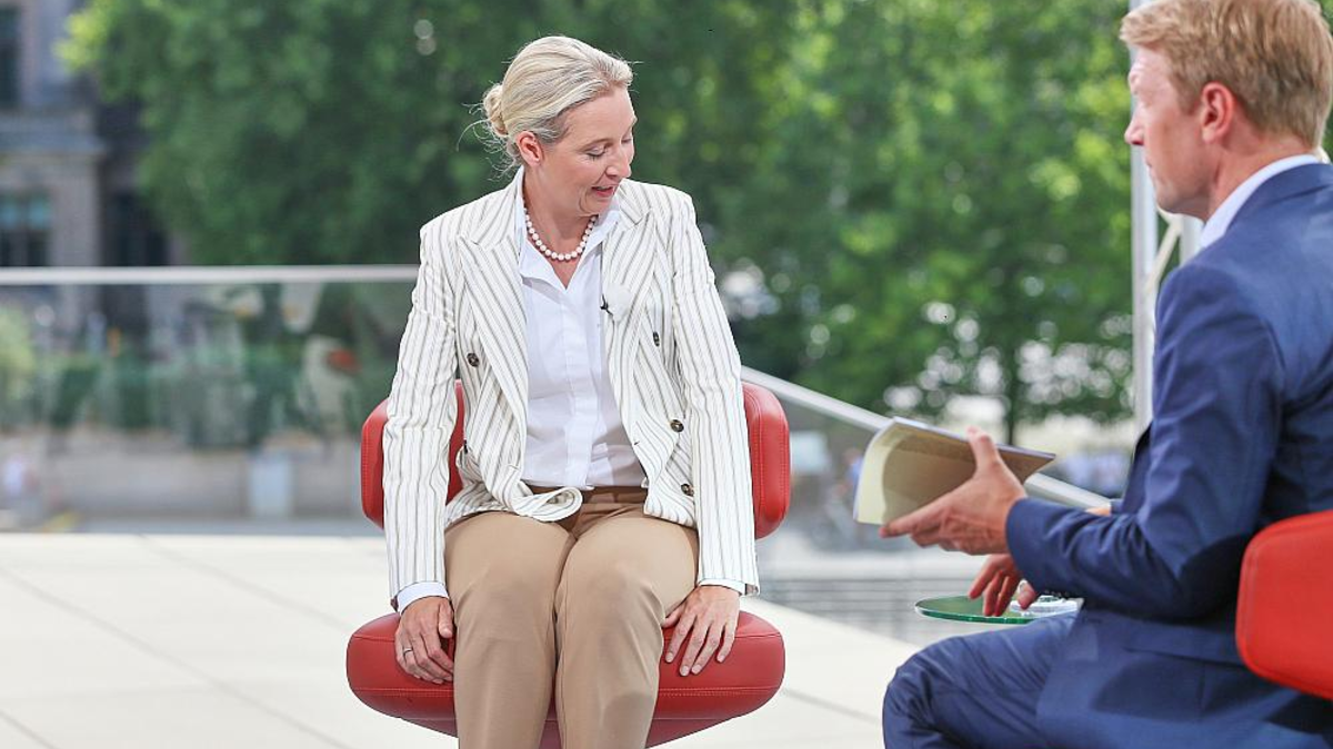 Alice Weidel und Markus Preiß am 20.07.2025 - Foto: über dts Nachrichtenagentur