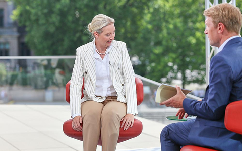 Alice Weidel und Markus Preiß am 20.07.2025 - Foto: über dts Nachrichtenagentur
