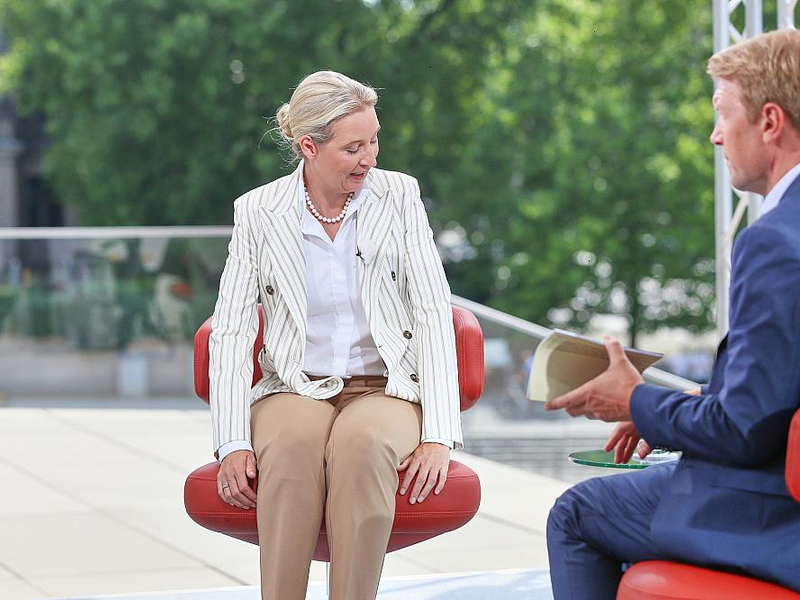 Alice Weidel und Markus Preiß am 20.07.2025 - Foto: über dts Nachrichtenagentur