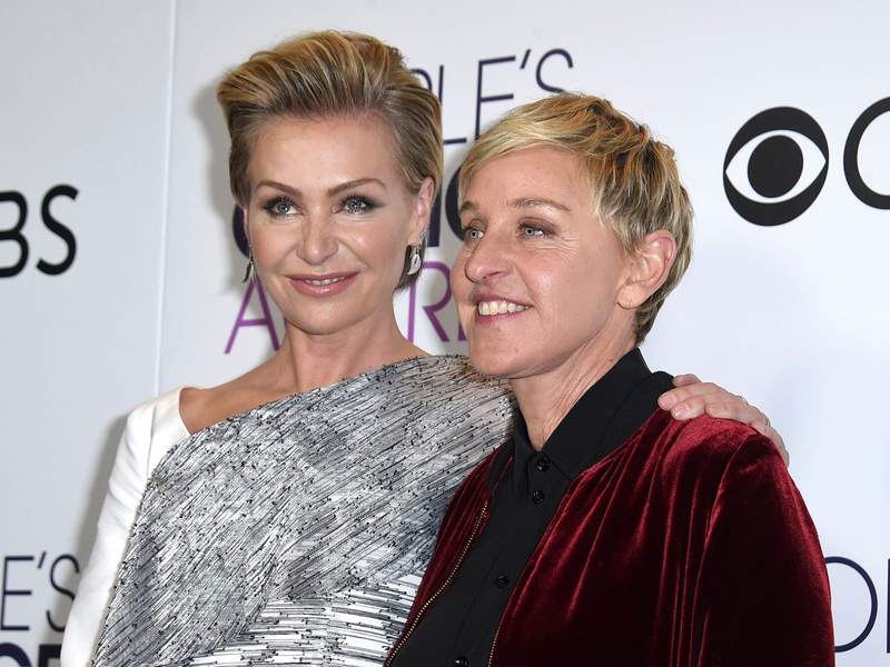 US-Moderatorin Ellen Degeneres hat über ihren Umzug nach Großbritannien mit ihrer Frau nach dem zweiten Wahlsieg von US-Präsidenten Donald Trump gesprochen. (Archivbild) - Foto: Jordan Strauss/Invision/AP/dpa