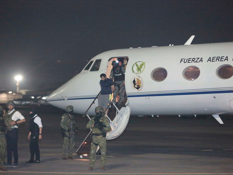 Am Montag soll der Bandenchef vor einem US-Bundesgericht in New York erscheinen. (Archiv) - Foto: Joffre Flores/AP/dpa