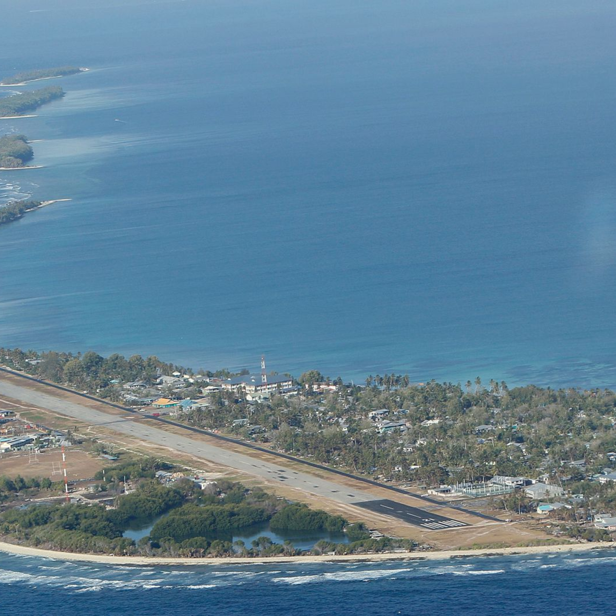 Tuvalu könnte in 100 Jahren im Meer versunken sein. (Archivbild) - Foto: Alastair Grant/AP/dpa