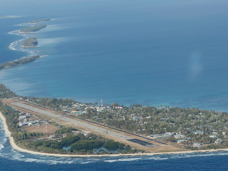 Tuvalu könnte in 100 Jahren im Meer versunken sein. (Archivbild) - Foto: Alastair Grant/AP/dpa