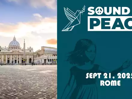 Weltfriedenskonzert SOUND OF PEACE: Internationales Benefiz-Konzert als Zeichen des Friedens erstmals vor der ehrwürdigen Kulisse des Petersplatzes - Foto: presseportal.de