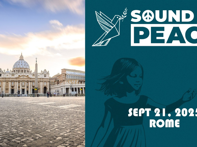 Weltfriedenskonzert SOUND OF PEACE: Internationales Benefiz-Konzert als Zeichen des Friedens erstmals vor der ehrwürdigen Kulisse des Petersplatzes - Foto: presseportal.de