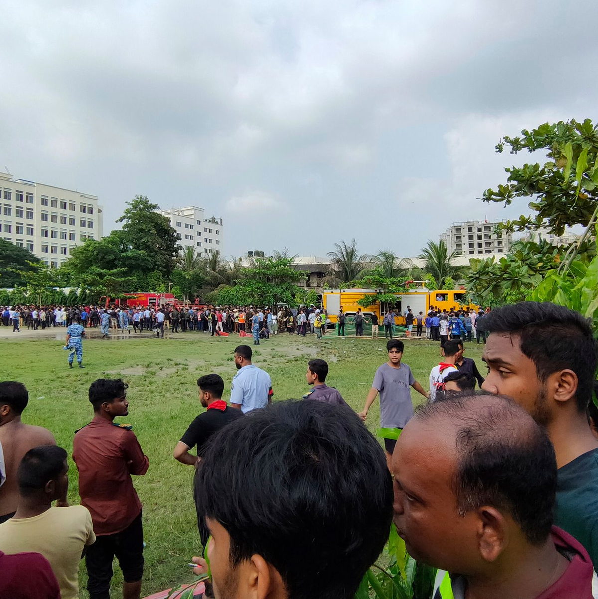 Ort des Unglücks war die Schule Milestone School and College. - Foto: Mahmud Hossain Opu/AP/dpa