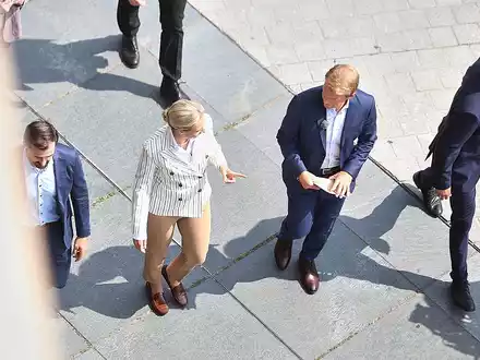 Alice Weidel und Markus PreiĂź am 20.07.2025 - Foto: ĂĽber dts Nachrichtenagentur