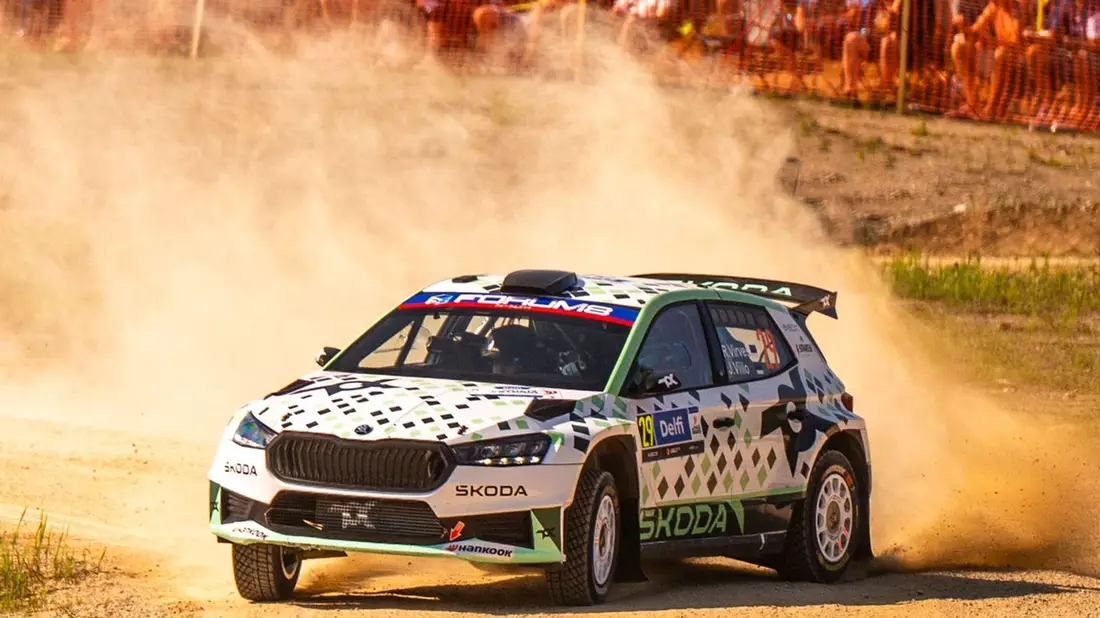 Estland-Rallye: Škoda-Fahrer Robert Virves feiert seinen ersten WRC2-Sieg auf heimischem Boden - Bild: presseportal.de