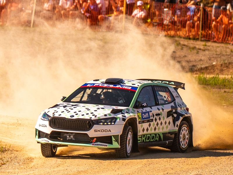 Estland-Rallye: Škoda-Fahrer Robert Virves feiert seinen ersten WRC2-Sieg auf heimischem Boden - Foto: presseportal.de