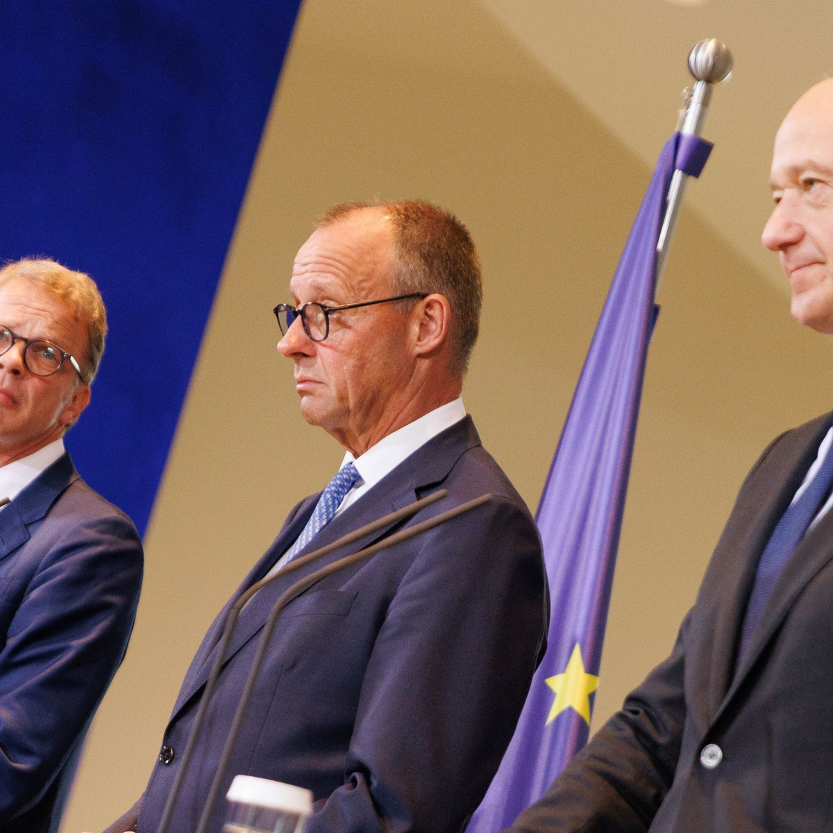 Kanzler Merz: «Deutschland ist zurück.» - Foto: Carsten Koall/dpa