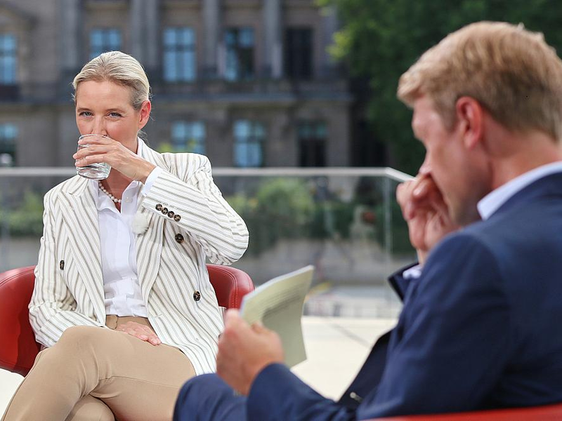 Alice Weidel und Markus Preiß am 20.07.2025 - Foto: über dts Nachrichtenagentur