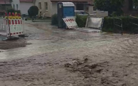 FW Lage: Unwetter über Lage: Feuerwehr rückt zu mehreren Einsätzen in Kachtenhausen und Hagen aus - Foto: presseportal.de