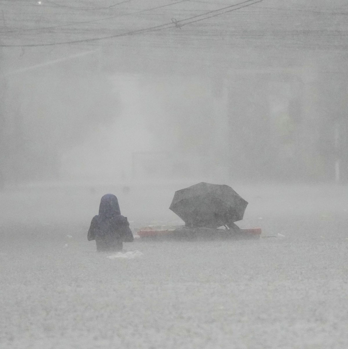 Sturm «Wipha» hatte in weiten Teilen der Philippinen für Überschwemmungen gesorgt. - Foto: Aaron Favila/AP/dpa