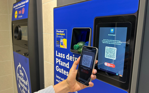 Lidl entwickelt Pfandrückgabe weiter und führt digitalen Pfandbon deutschlandweit ein / Für kundenfreundliche Digitalisierung und einen nachhaltigen Lebensmitteleinzelhandel - Foto: presseportal.de