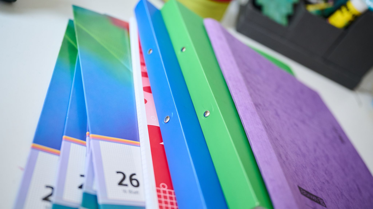 Hefte und Zeichenblöcke sind in diesem Jahr preisstabil. (Symbolbild) - Foto: Annette Riedl/dpa