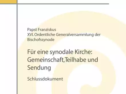 Schlussdokument der Weltsynode als Broschüre erschienen - Foto: presseportal.de