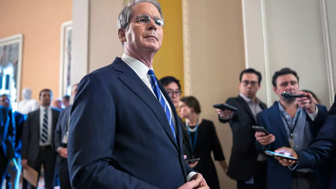 US-Finanzminister Scott Bessent trifft sich nächste Woche mit seinem chinesischen Amtskollegen in Stockholm. (Archivbild) - Bild: J. Scott Applewhite/AP/dpa