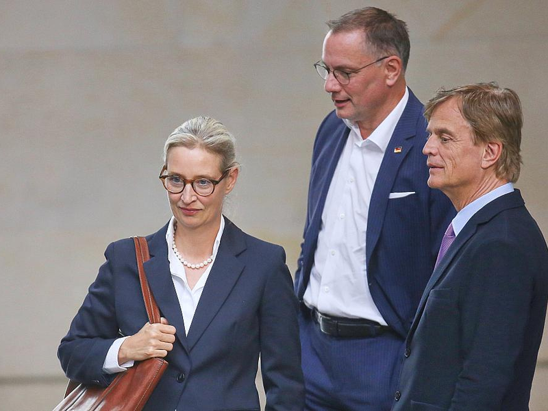 Alice Weidel, Tino Chrupalla und Bernd Baumann (Archiv) - Foto: über dts Nachrichtenagentur