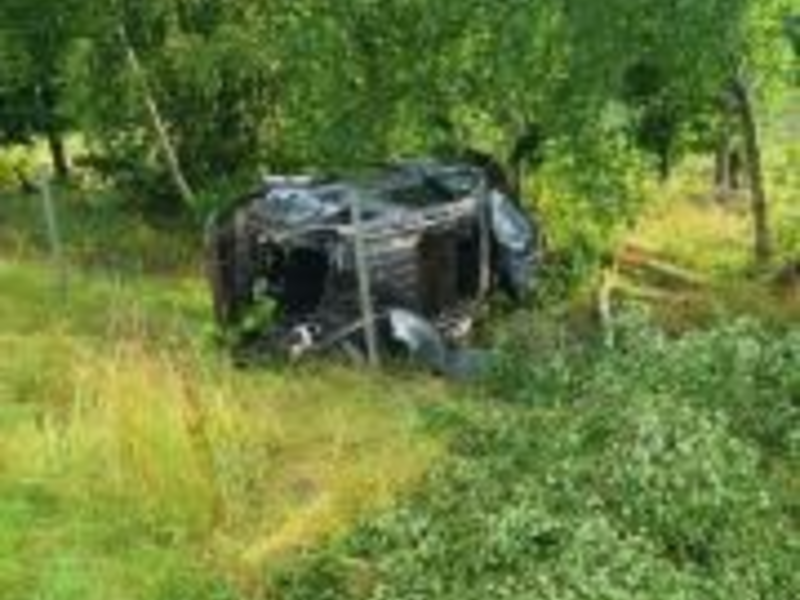 POL-HRO: Fahrzeug überschlägt sich mehrmals auf der A19 / Fahrer nur leichtverletzt - Foto: presseportal.de