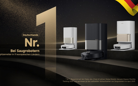 Dreame saugt sich an die Spitze: Nr. 1 in Deutschland und Europaweit führend / Mehr als ein Trend - Dreame setzt sichals Marktführer durch! - Foto: presseportal.de