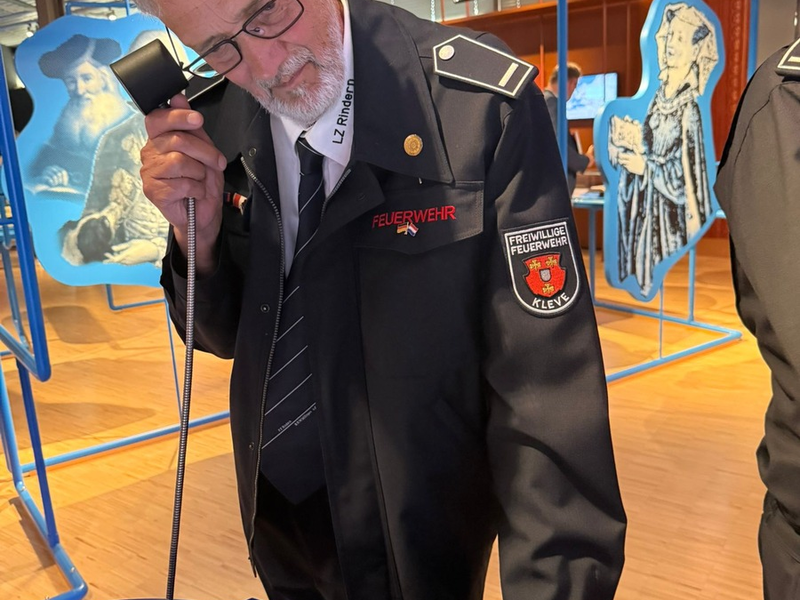 FW-KLE: Löschzug Rindern als Teil gelebter Europapraxis im neuen LVR-Niederrheinmuseum Wesel - Foto: presseportal.de