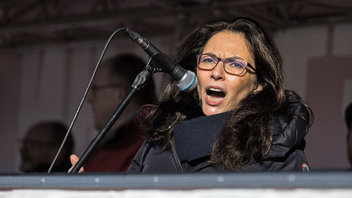 DGB-Chefin Jasmin Fahimi warnt vor einem Ende des Acht-Stunden-Tags. (Archivbild) - Foto: Hannes P. Albert/dpa